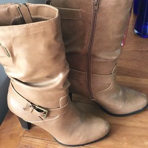 Amorie Tan Mid-Calf Boot